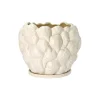 Villa Collection Vaser-Klast vase/skjuler, offwhite
