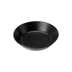 Knabstrup Keramik Tallerkener * Knabstrup dyb tallerken Ø 14,5 cm, sort