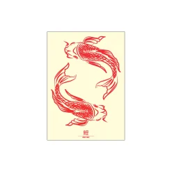Poster & Frame Plakater & Rammer * Koi, Red