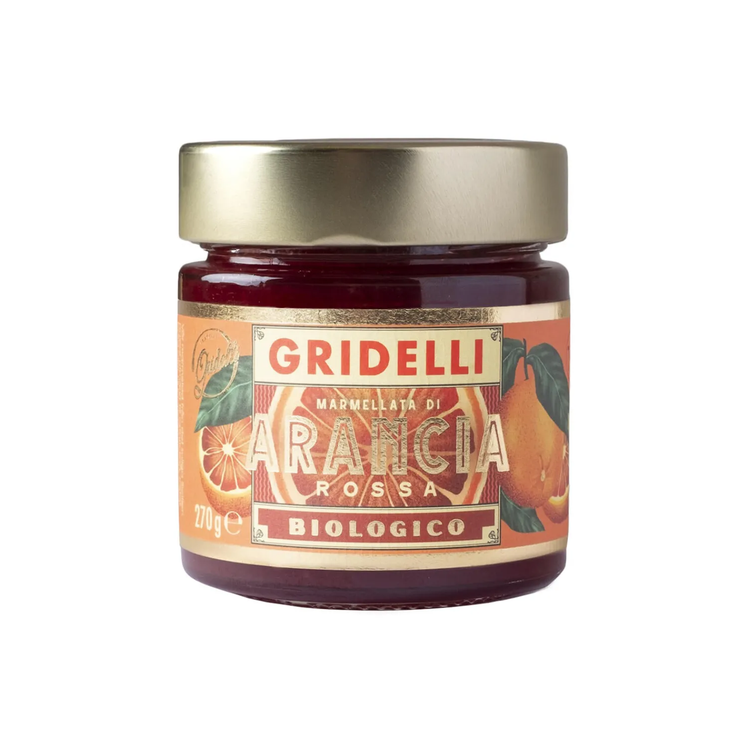 Gridelli Delikatesser * Økologisk marmelade - Blodappelsin