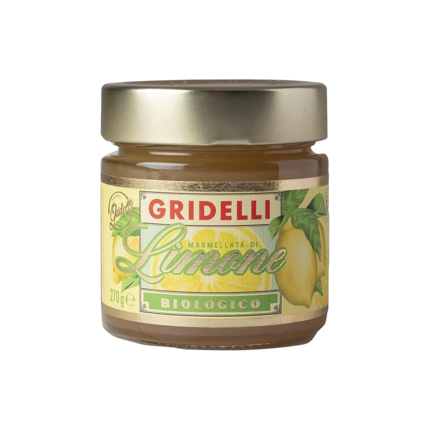 Gridelli Delikatesser-Økologisk marmelade - Citron
