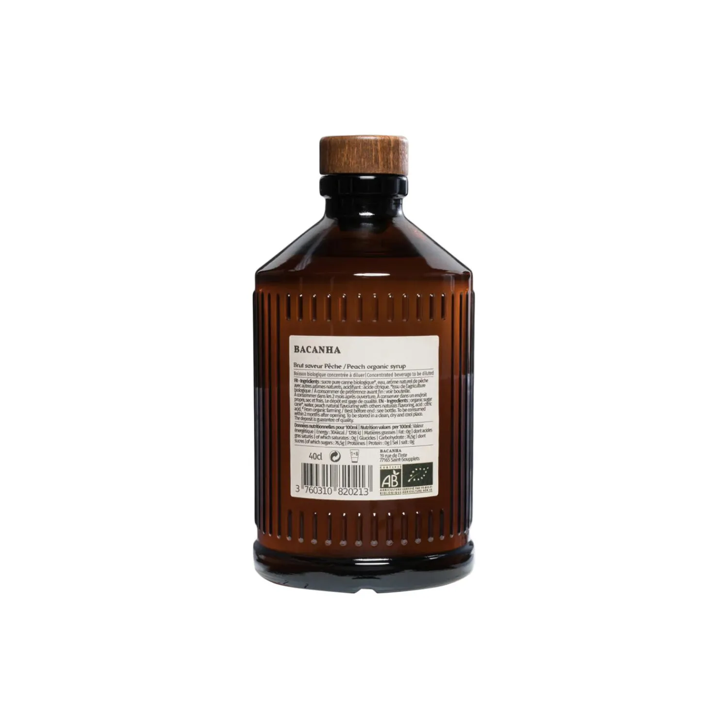 Bacanha Delikatesser * Økologisk sirup - Basilikum