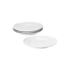 Georg Jensen Tallerkener-KOPPEL sæt af frokosttallerkener 22 cm 4 stk., hvid