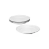Georg Jensen Tallerkener-KOPPEL sæt af middagstallerkener 27 cm 4 stk., hvid