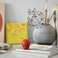 Hoptimist Figurer & Glaskunst * Ladybird, red
