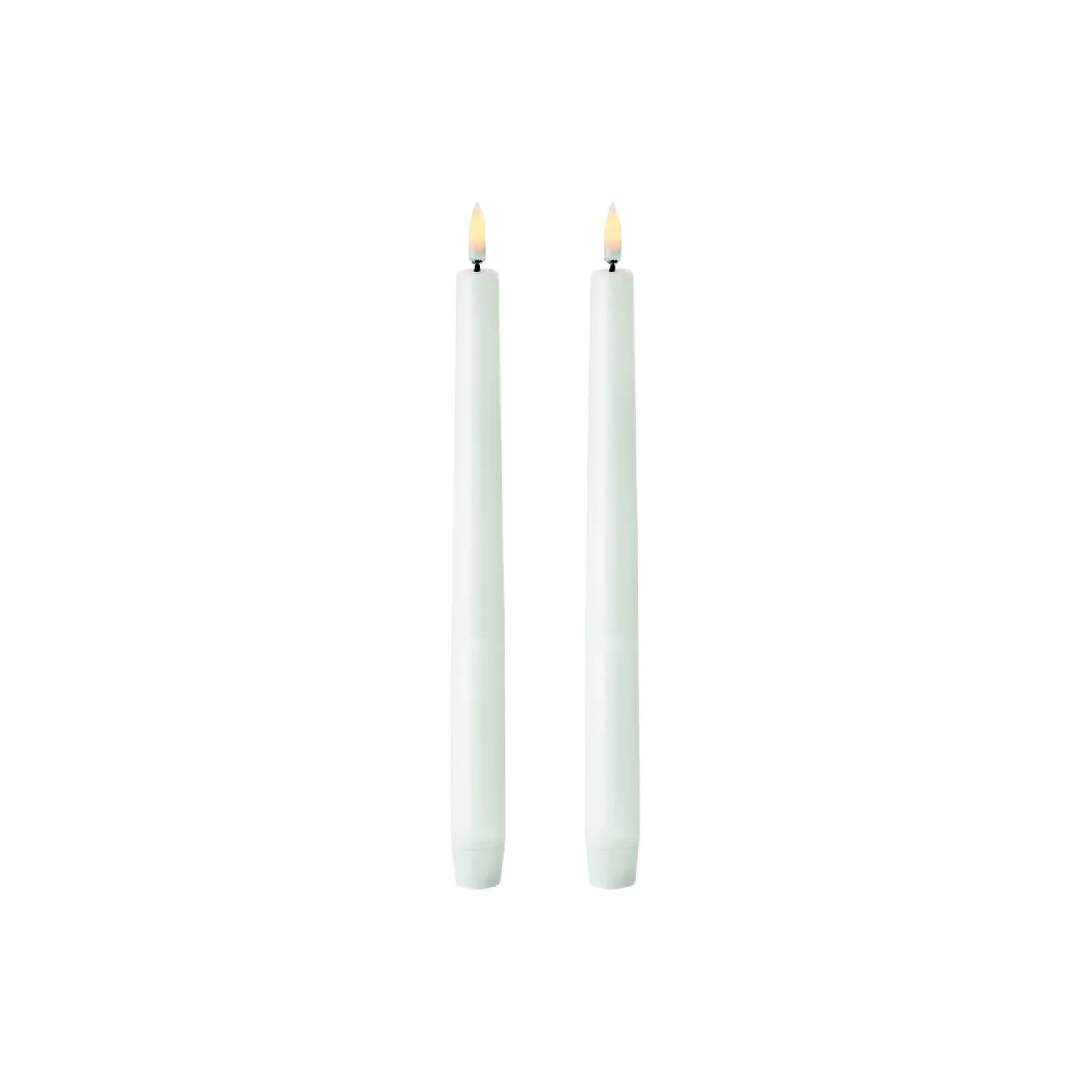 Uyuni Lighting Lys & Duftlys * LED Classic Taper Candle 25 cm 2 pcs,