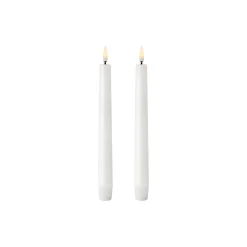 Uyuni Lighting Lys & Duftlys * LED Classic Taper Candle 20 cm 2 pcs,