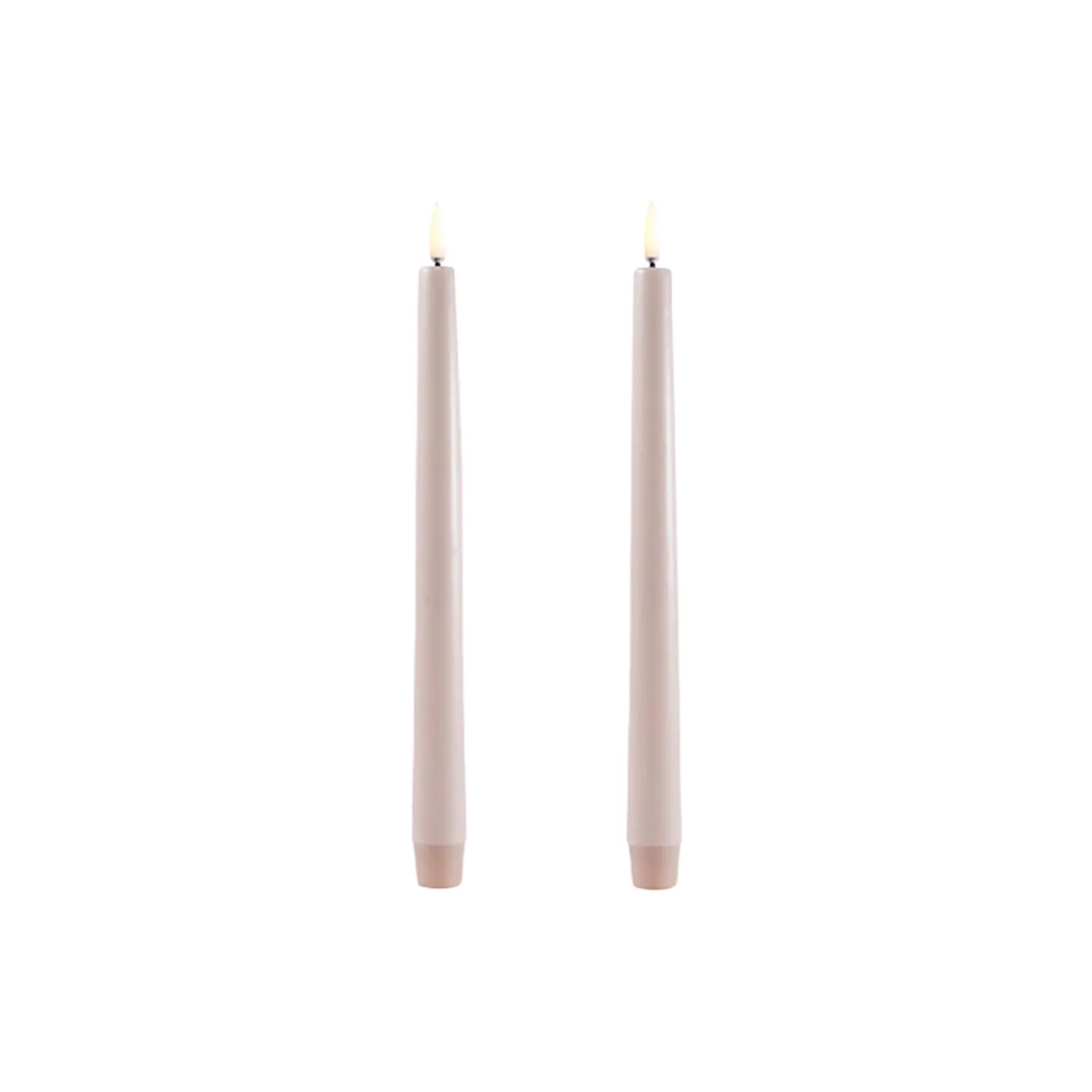 Uyuni Lighting Lys & Duftlys * LED Classic Taper Candle 25 cm 2 pcs,