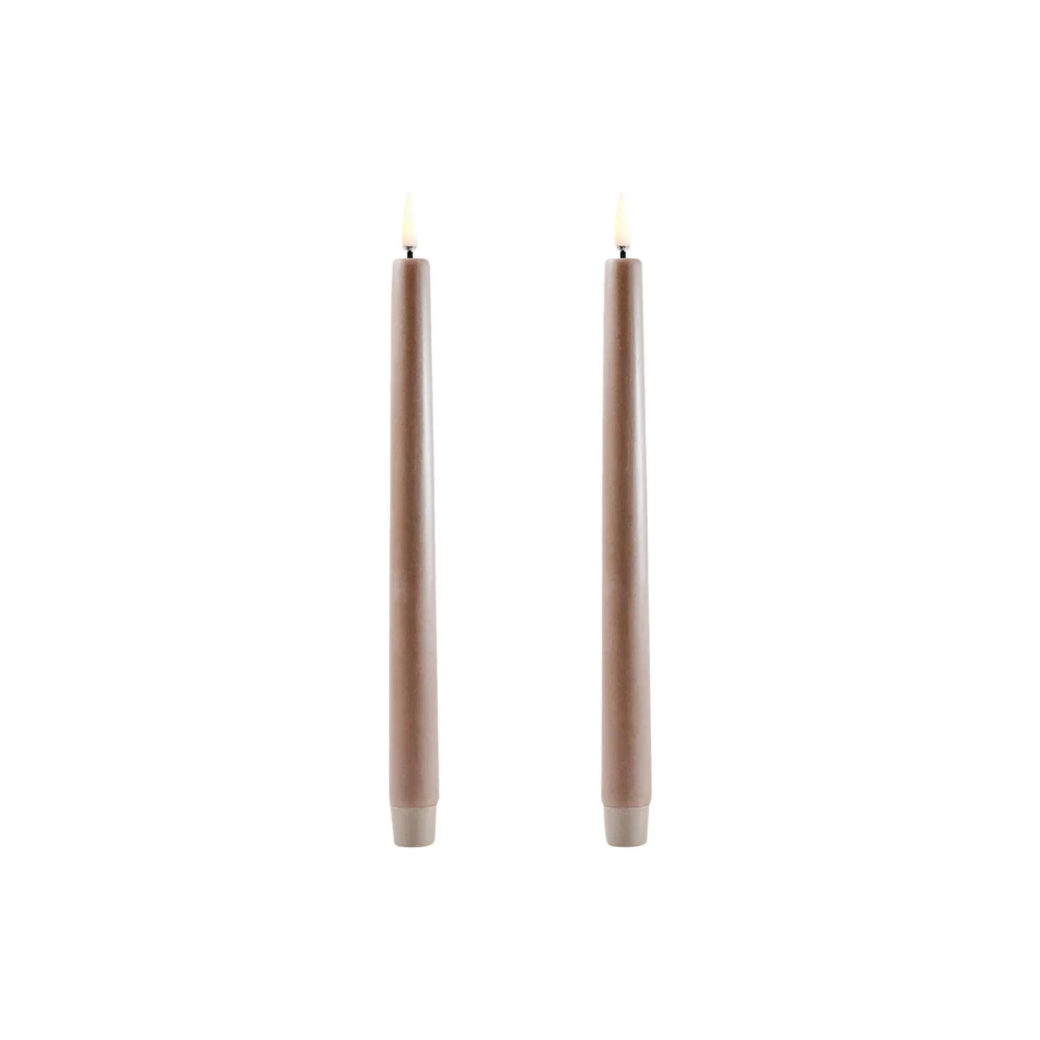 Uyuni Lighting Lys & Duftlys-LED Classic Taper Candle 25 cm 2 pcs,