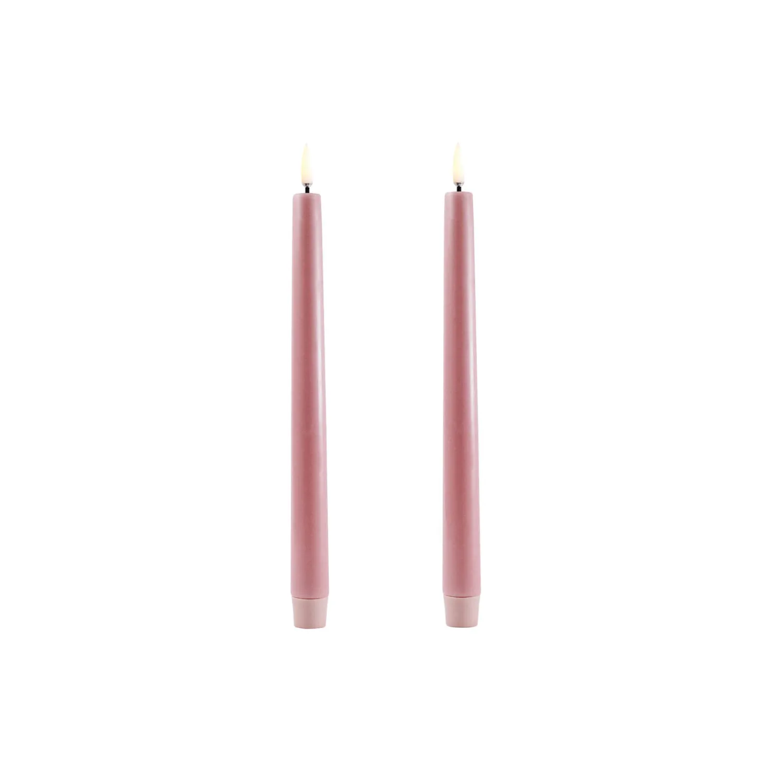 Uyuni Lighting Lys & Duftlys-LED Classic Taper Candle 25 cm 2 pcs,