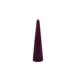 Uyuni Lighting Lys & Duftlys * LED cone candle, wine red