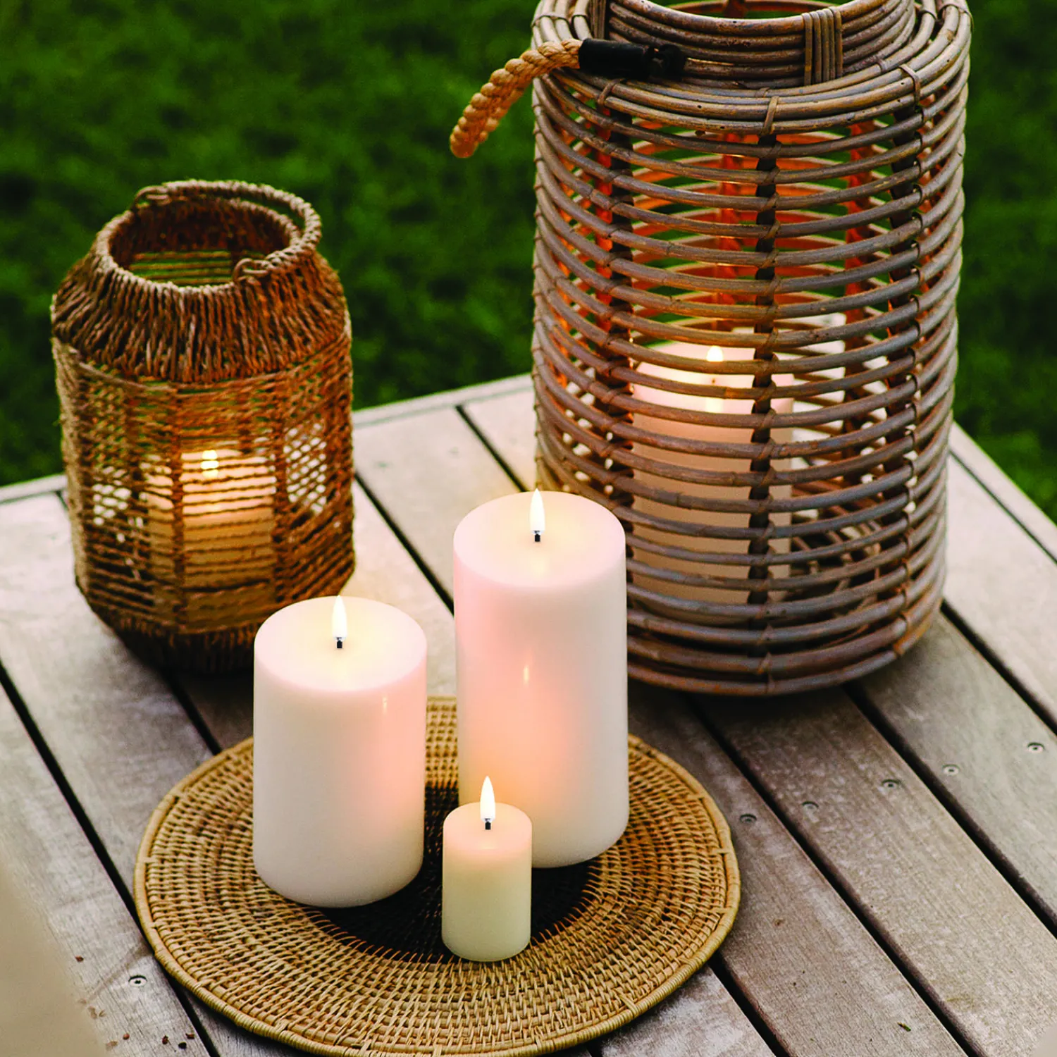 Uyuni Lighting Lys & Duftlys-LED Pillar Candle 10 cm,