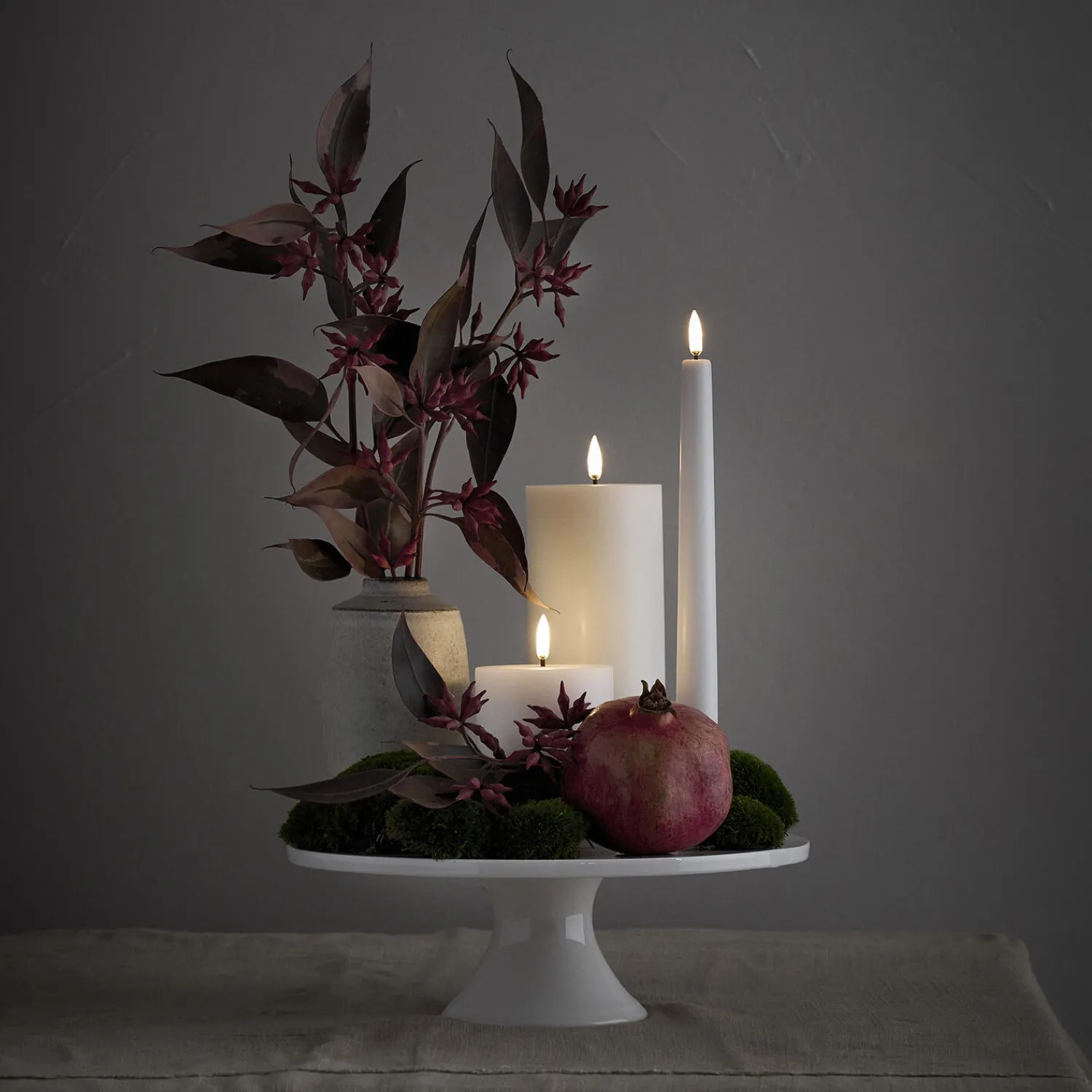 Uyuni Lighting Lys & Duftlys-LED Pillar Candle 10 cm,