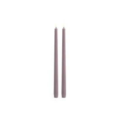 Uyuni Lighting Lys & Duftlys-LED Slim Taper Candle 32 cm 2 pcs,