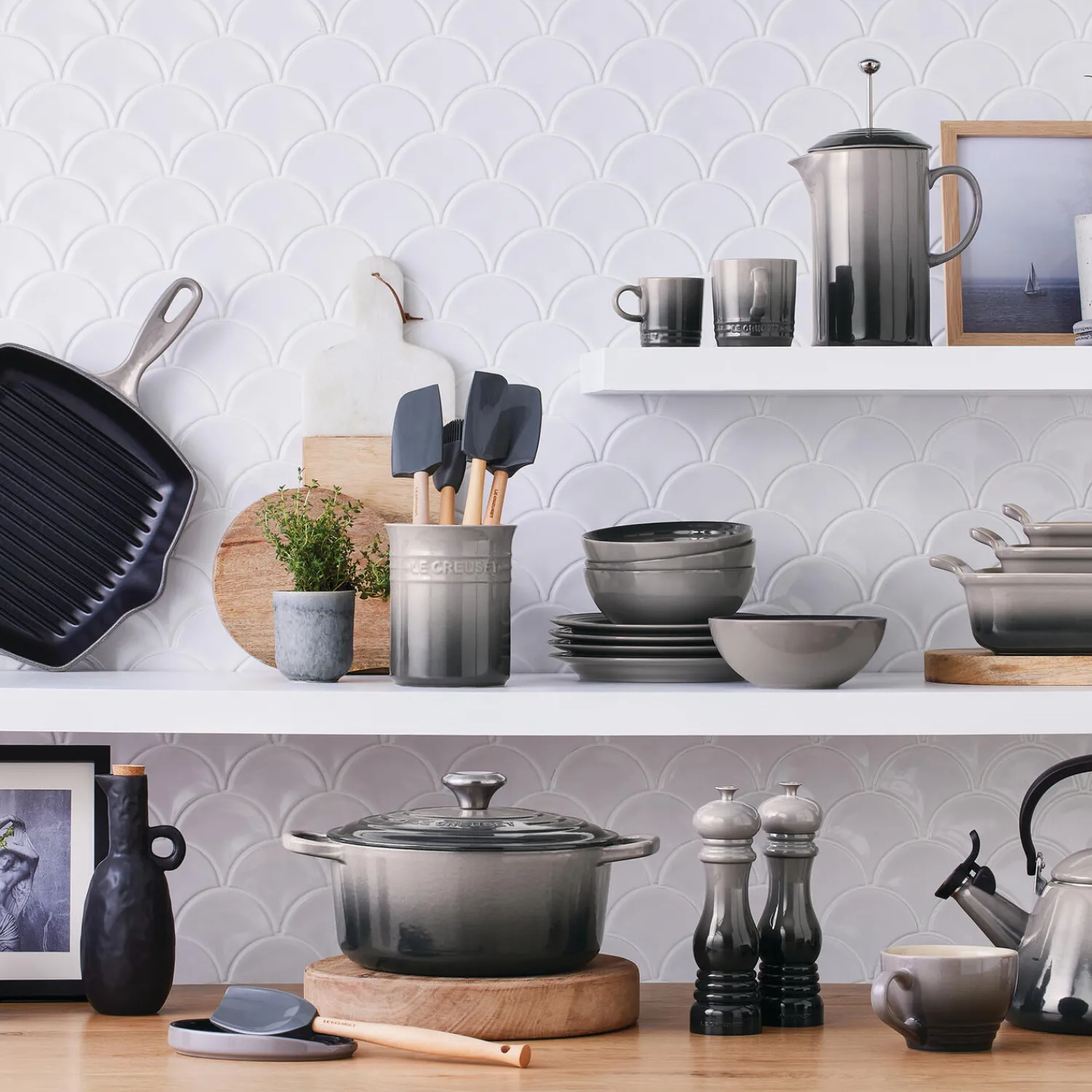 Le Creuset Køkkenopbevaring * Lille bestik- og redskabskrukke,