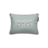 Lexington Pyntepuder & Hynder-Logo Linen/Cotton Pillow, eucalyptus/white