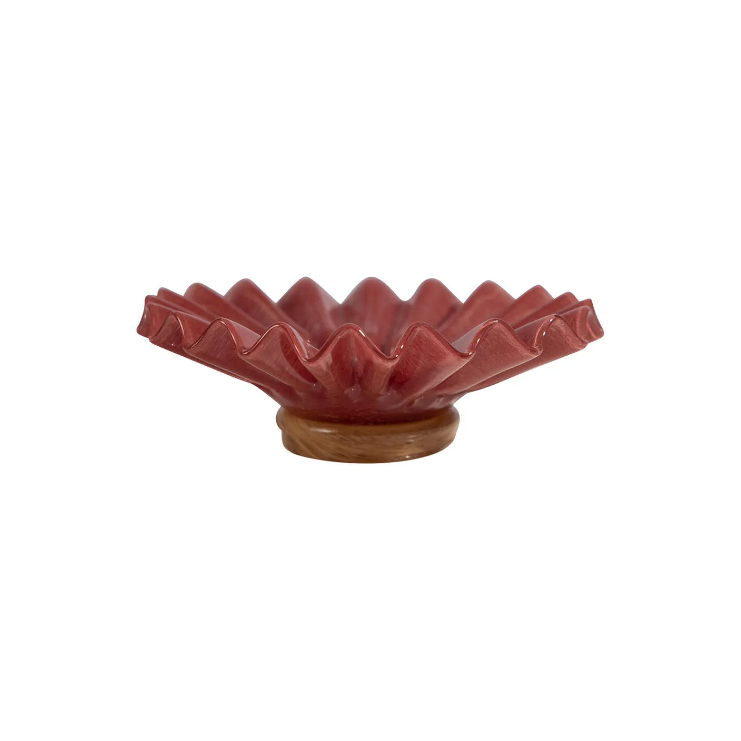 Byon Skåle, Bakker & Fade-Lori Bowl, bordeaux/beige