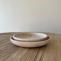 HOEME Copenhagen Skåle & Fade-LUNA Medium Fad, sand