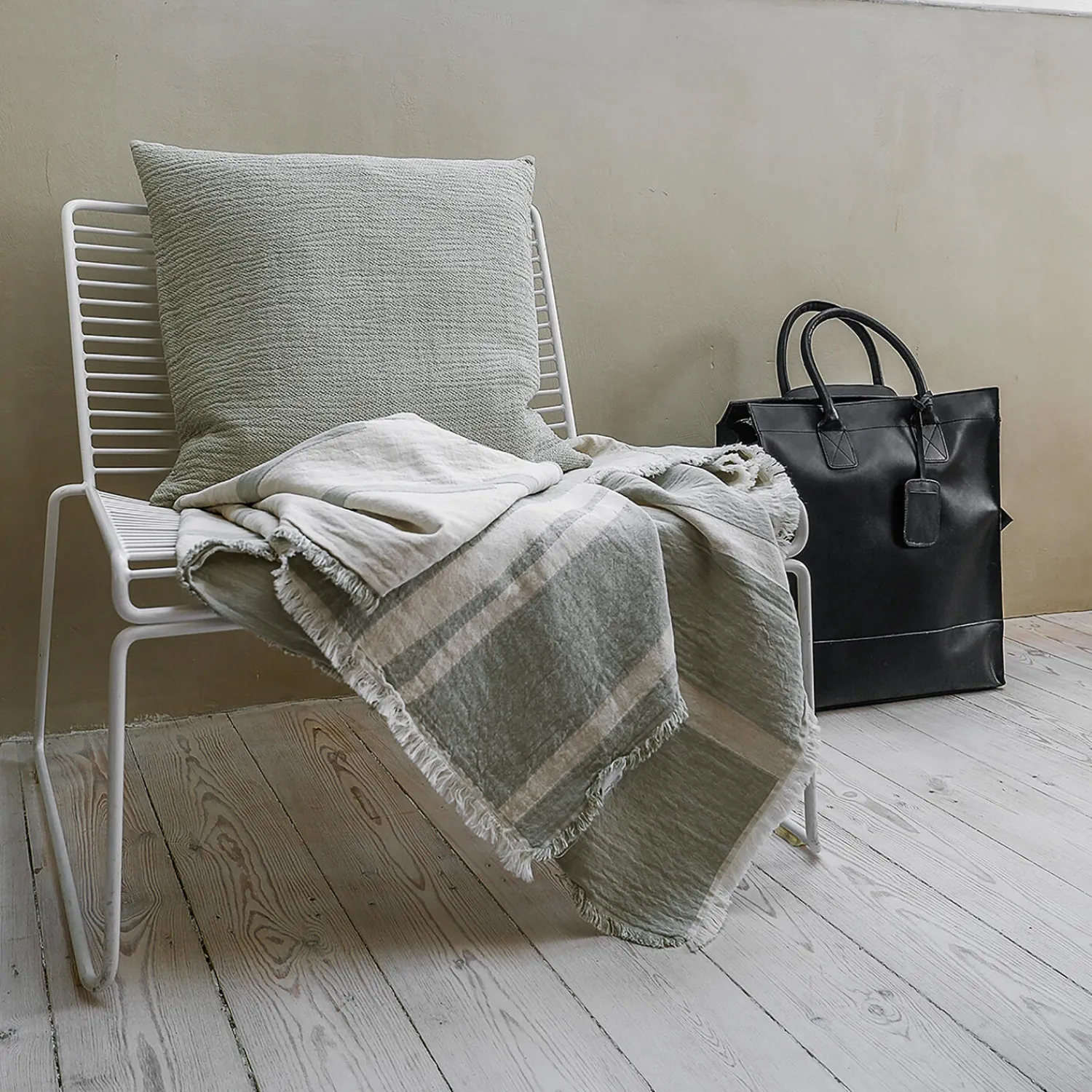 ELVANG Plaider-Lyme Grass plaid,