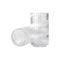 Lyngby Porcelæn Vaser * Lyngby Vase, swirl hvid