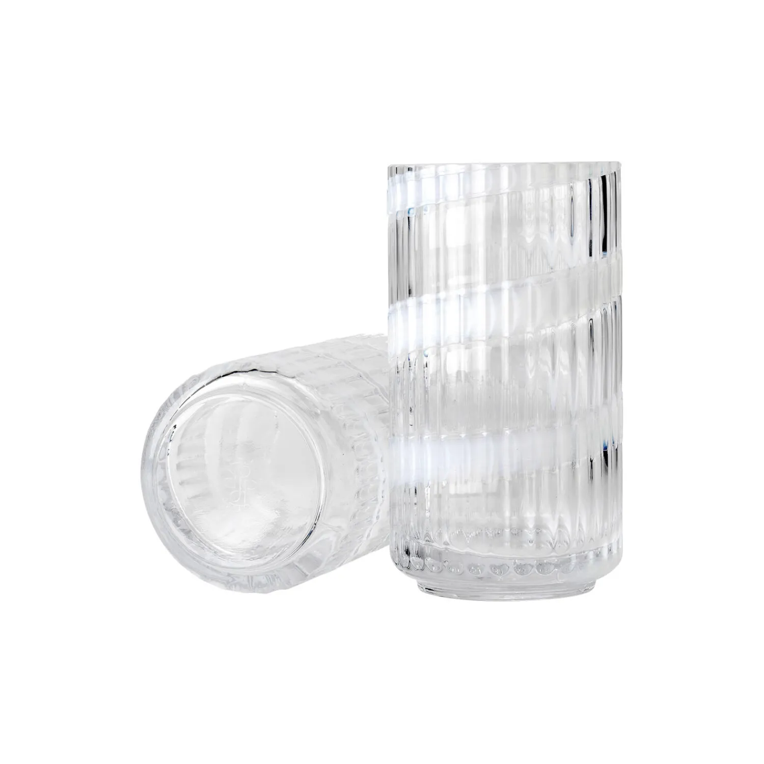 Lyngby Porcelæn Vaser * Lyngby Vase, swirl hvid