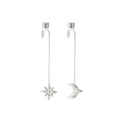 Georg Jensen Pynt * 2024 Lyseholdere stjerne & måne, sølv