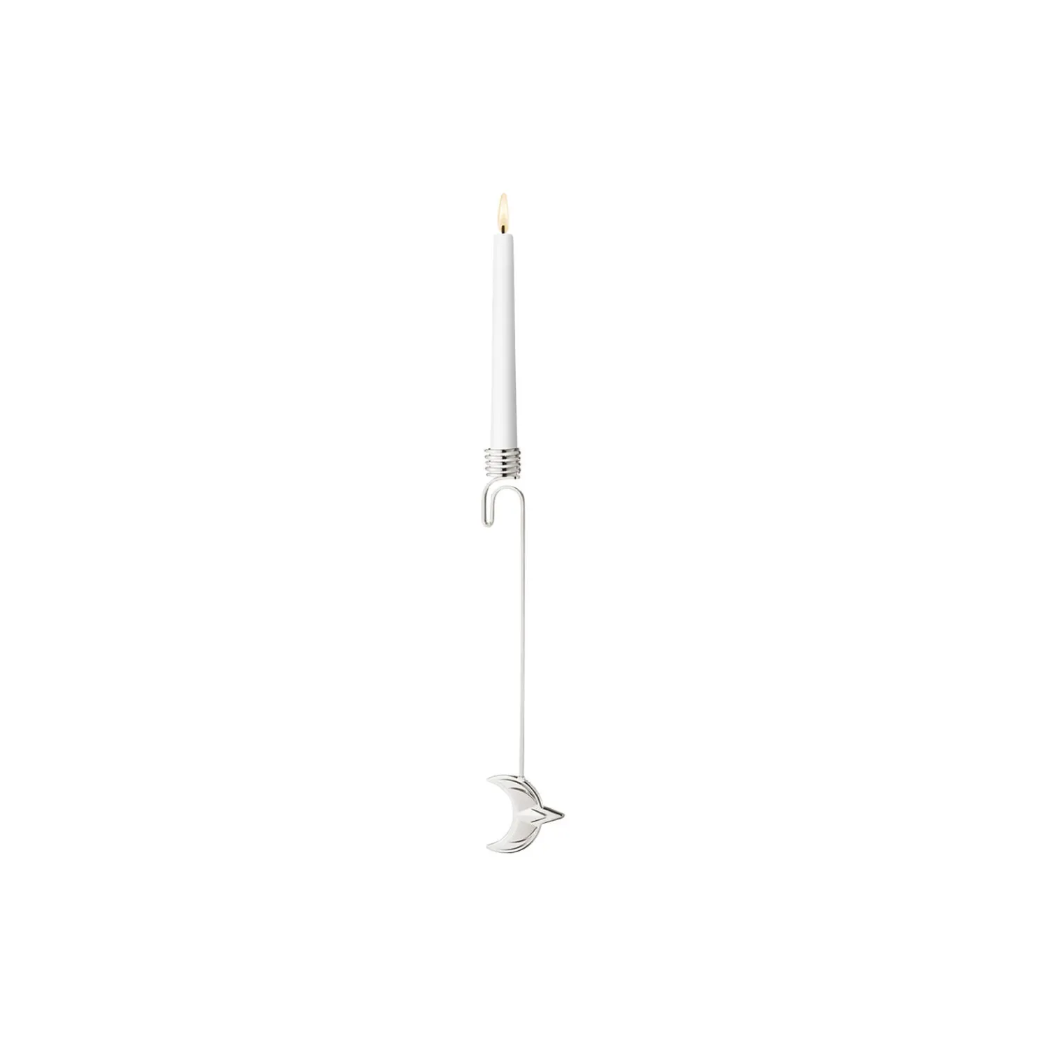 Georg Jensen Pynt-2024 Lyseholder måne, sølv