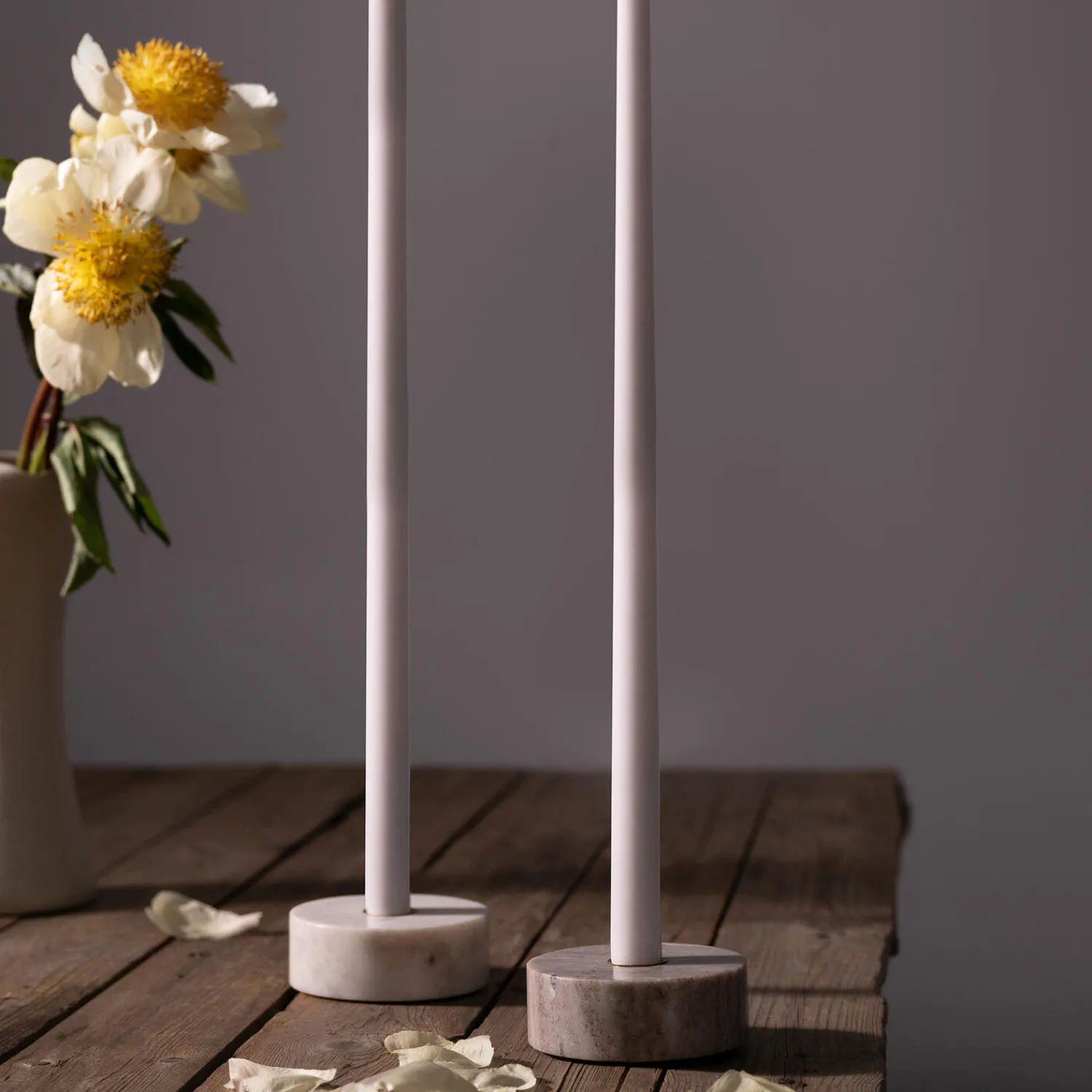 Uyuni Lighting Lysestager-Marble base Candleholder,