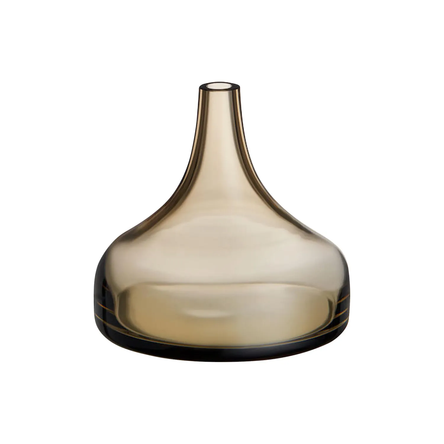 Orrefors Vaser-Midsummer Water Avens Mini vase 8,2 cm, brown