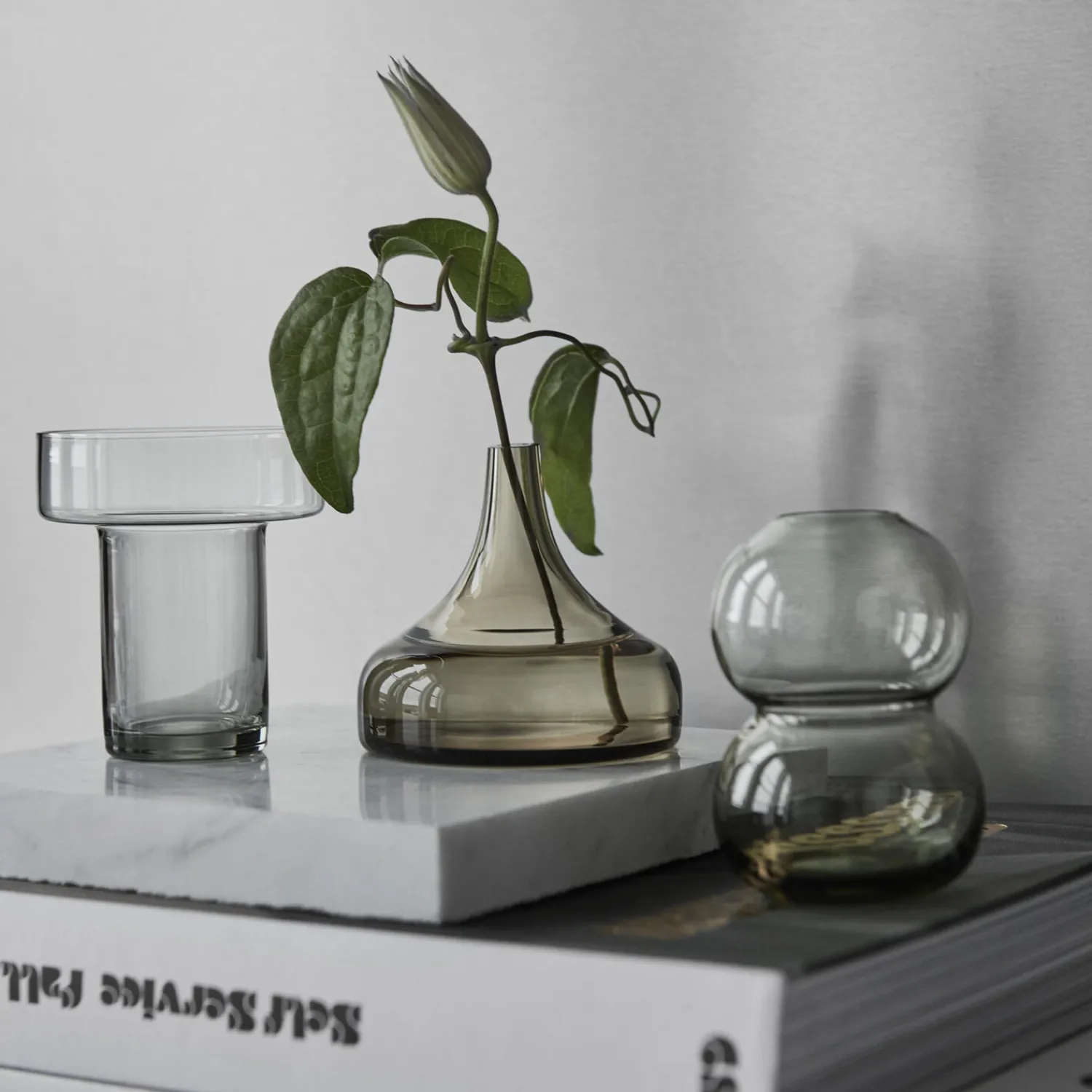 Orrefors Vaser-Midsummer Water Avens Mini vase 8,2 cm, brown
