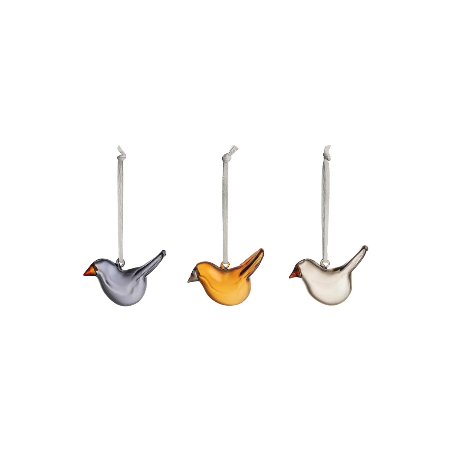 Iittala Pynt-Mini glasfugle 3 stk.,