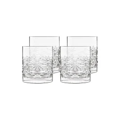 Luigi Bormioli Glas * Mixology Textures Vandglas/whiskyglas 4 stk.