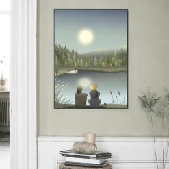 ViSSEVASSE Plakater & Rammer-MOONLIGHT WITH YOU plakat