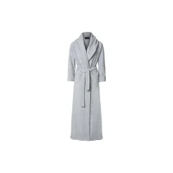 Dame Karmameju Nattøj & Loungewear|Badekåber-MOUNT EVEREST fleece bathrobe, light grey