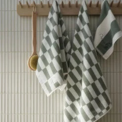 Moomin Arabia Håndklæder * Mumi badehåndklæde Tern grøn