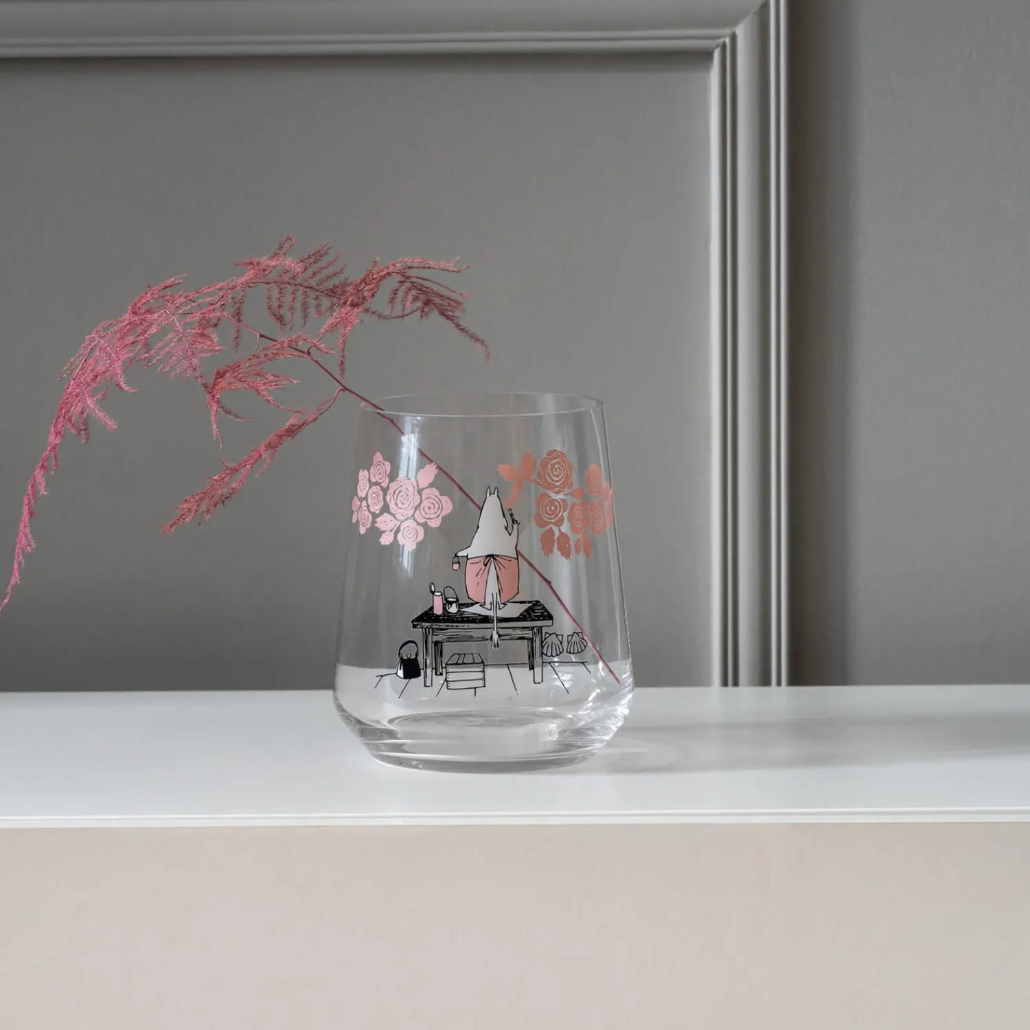 Muurla Lysestager-Mumi Roser lanterne/vase