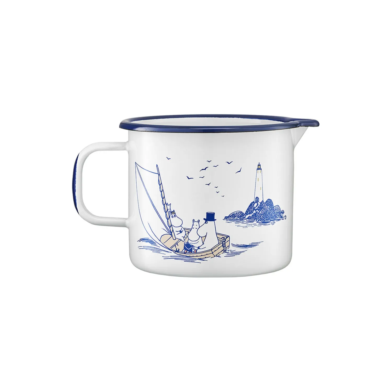 Muurla Kaffe- & Teudstyr * Mumi Sømænd emaljekande