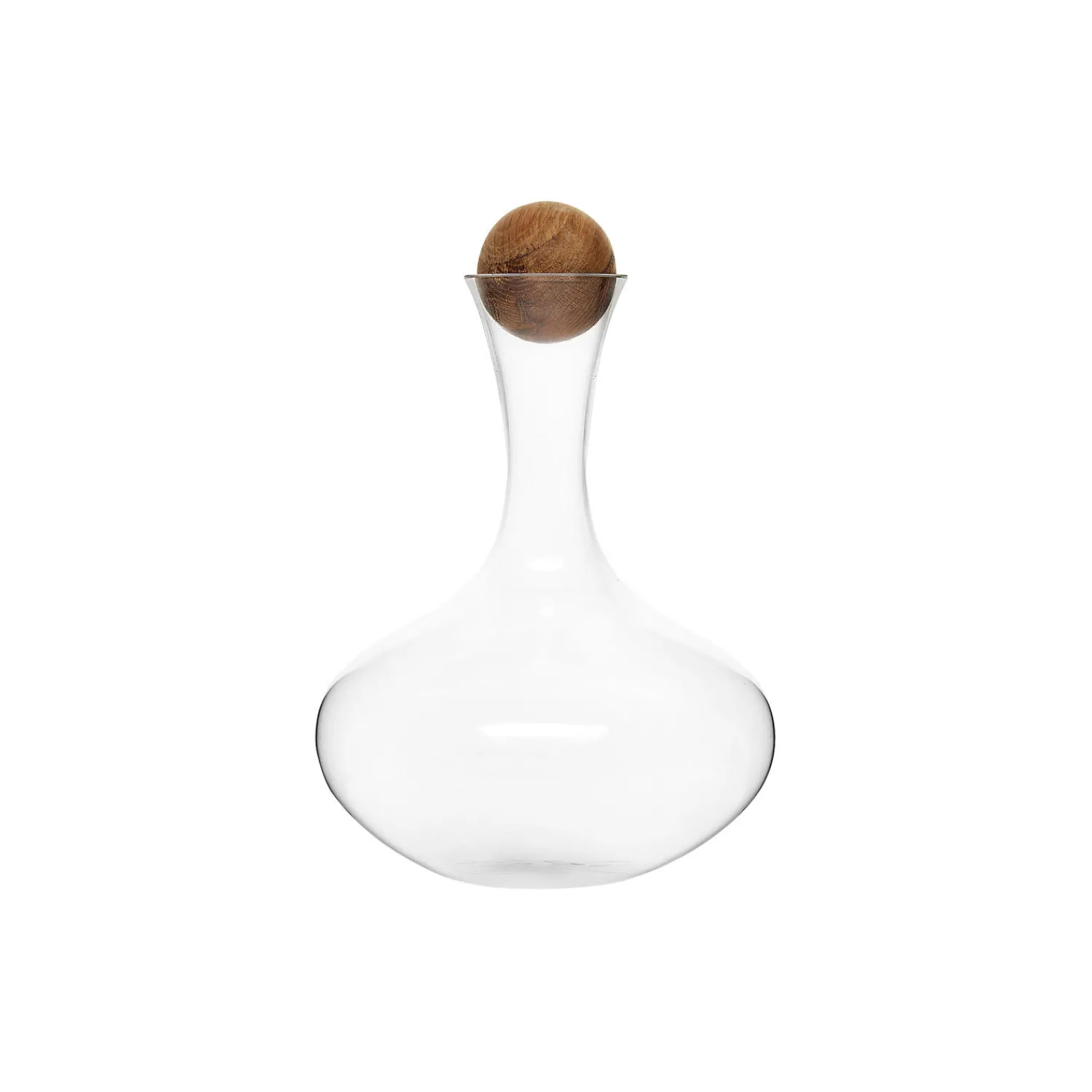 Sagaform Kander & Karafler-Nature Wine Carafe with Oak Stopper