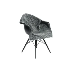 NATURES Collection Skind * New zealandsk curly lammeskind, grafit