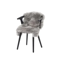 NATURES Collection Skind-Newzealandsk Premium langhåret lammeskind, light grey
