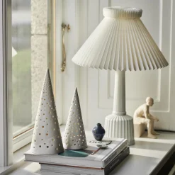 Kähler Lysestager * Nobili fyrfadsstage høj, snehvid