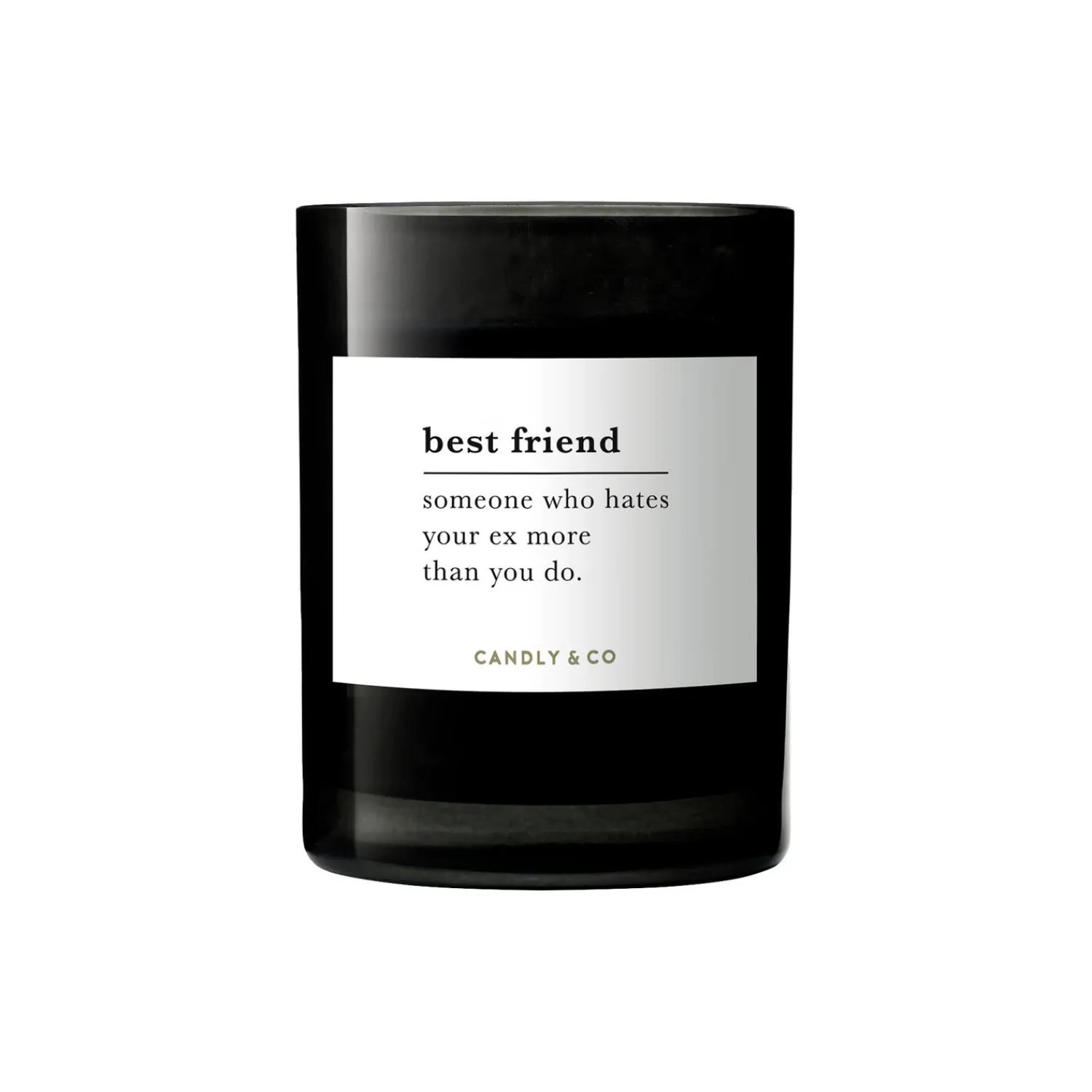 Candly & Co Lys & Duftlys-No. 4 Candle, BEST FRIEND Someone who hates your ex more than you do