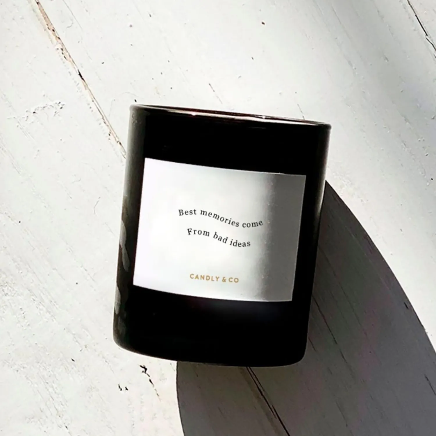 Candly & Co Lys & Duftlys-No. 2 Candle, Best Memories come from bad ideas