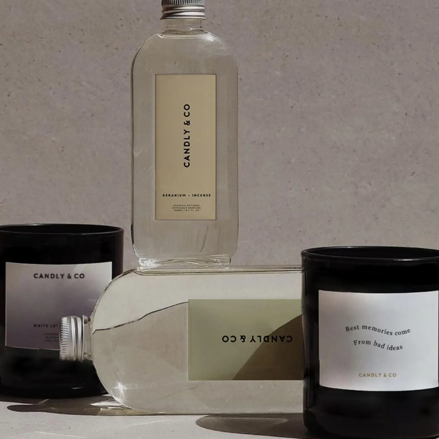 Candly & Co Lys & Duftlys-No. 2 Candle, Best Memories come from bad ideas