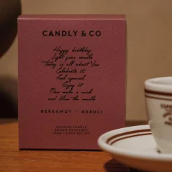 Candly & Co Lys & Duftlys-No. 5 Candle, Happy Birthday…