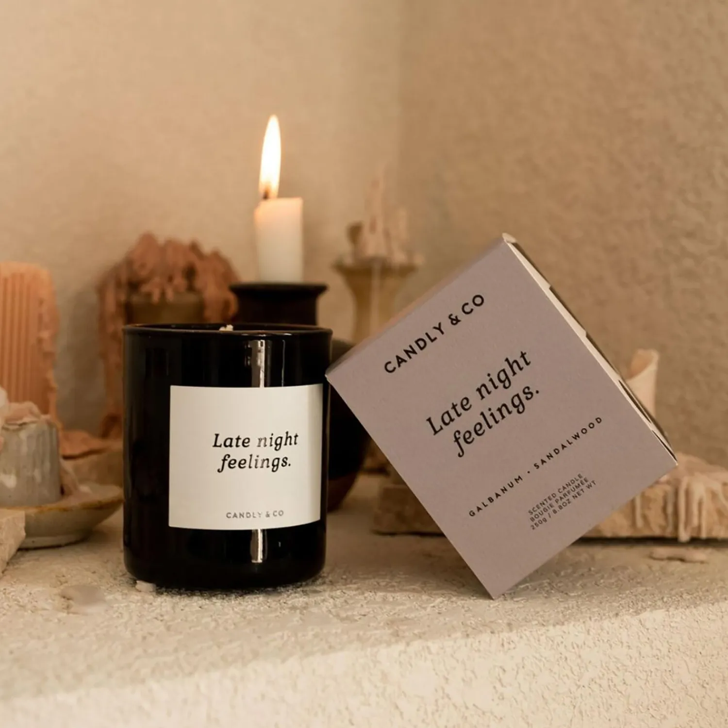 Candly & Co Lys & Duftlys-No. 6 Candle, Late night feelings