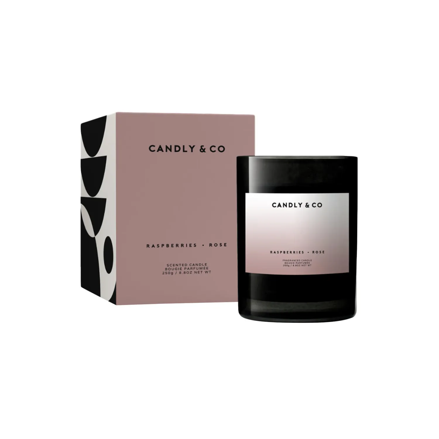 Candly & Co Lys & Duftlys * No. 7 Candle, Raspberries/Rose
