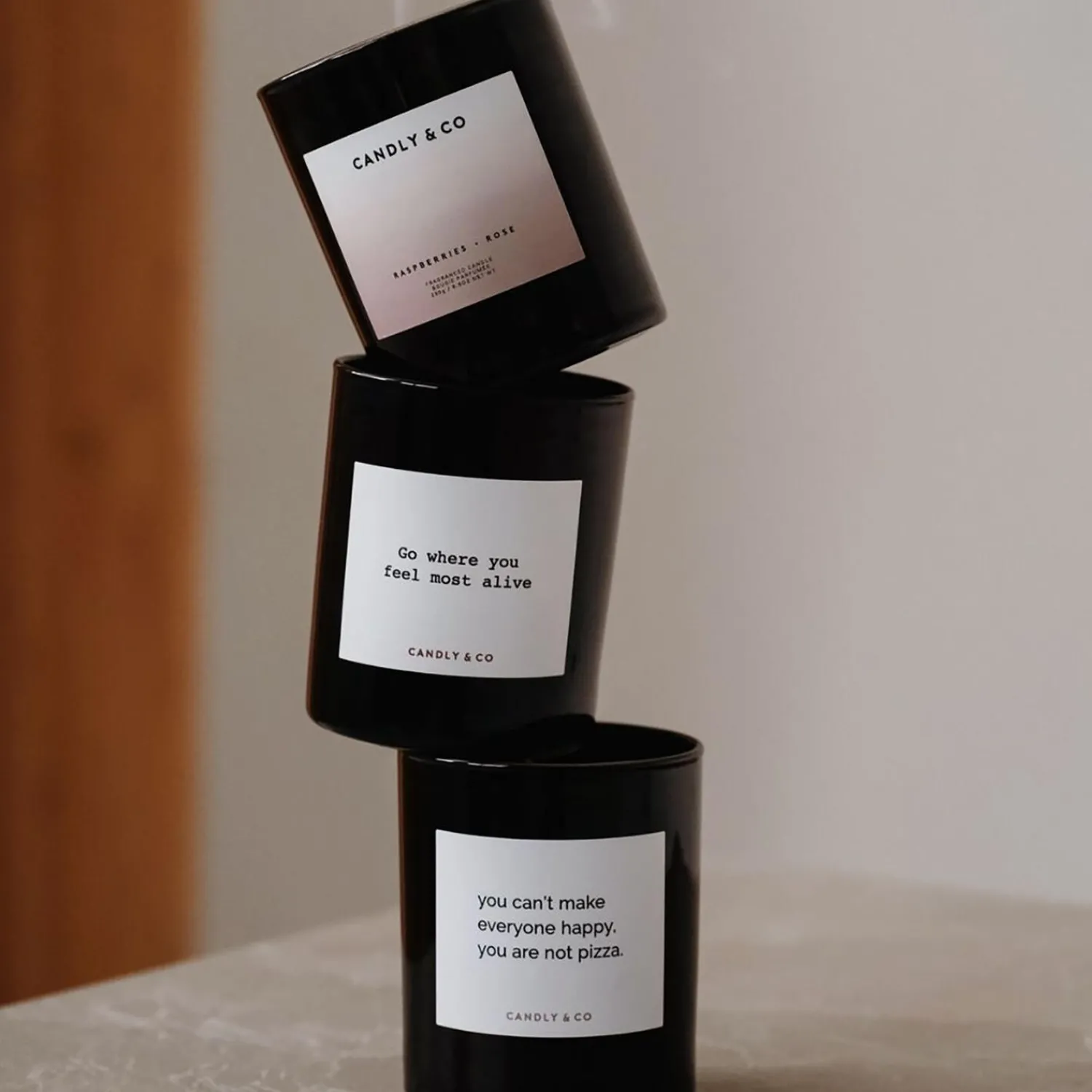 Candly & Co Lys & Duftlys * No. 7 Candle, Raspberries/Rose