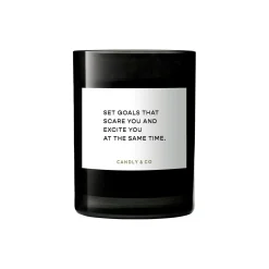 Candly & Co Lys & Duftlys-No. 4 Candle, Set goals that scare you and excite you at the same time