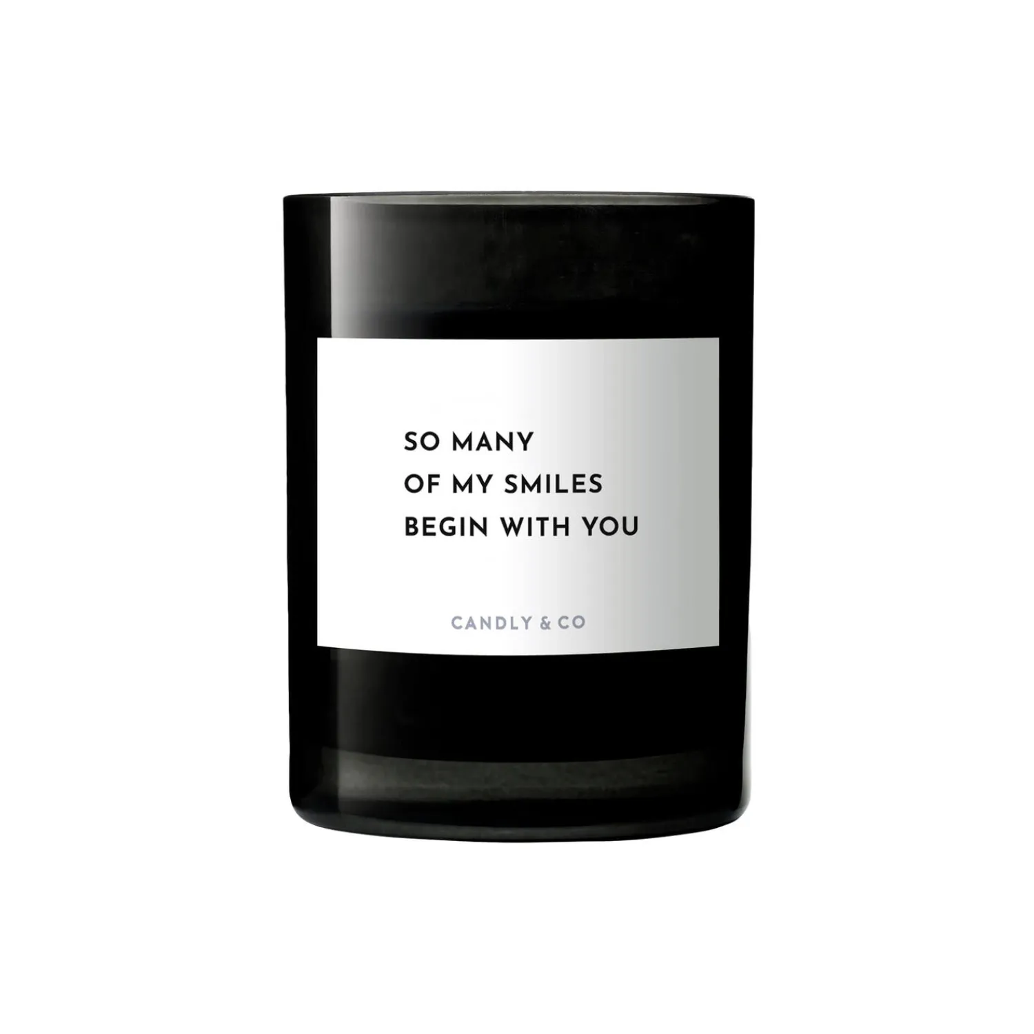 Candly & Co Lys & Duftlys-No. 6 Candle, So many of my smiles begin with you